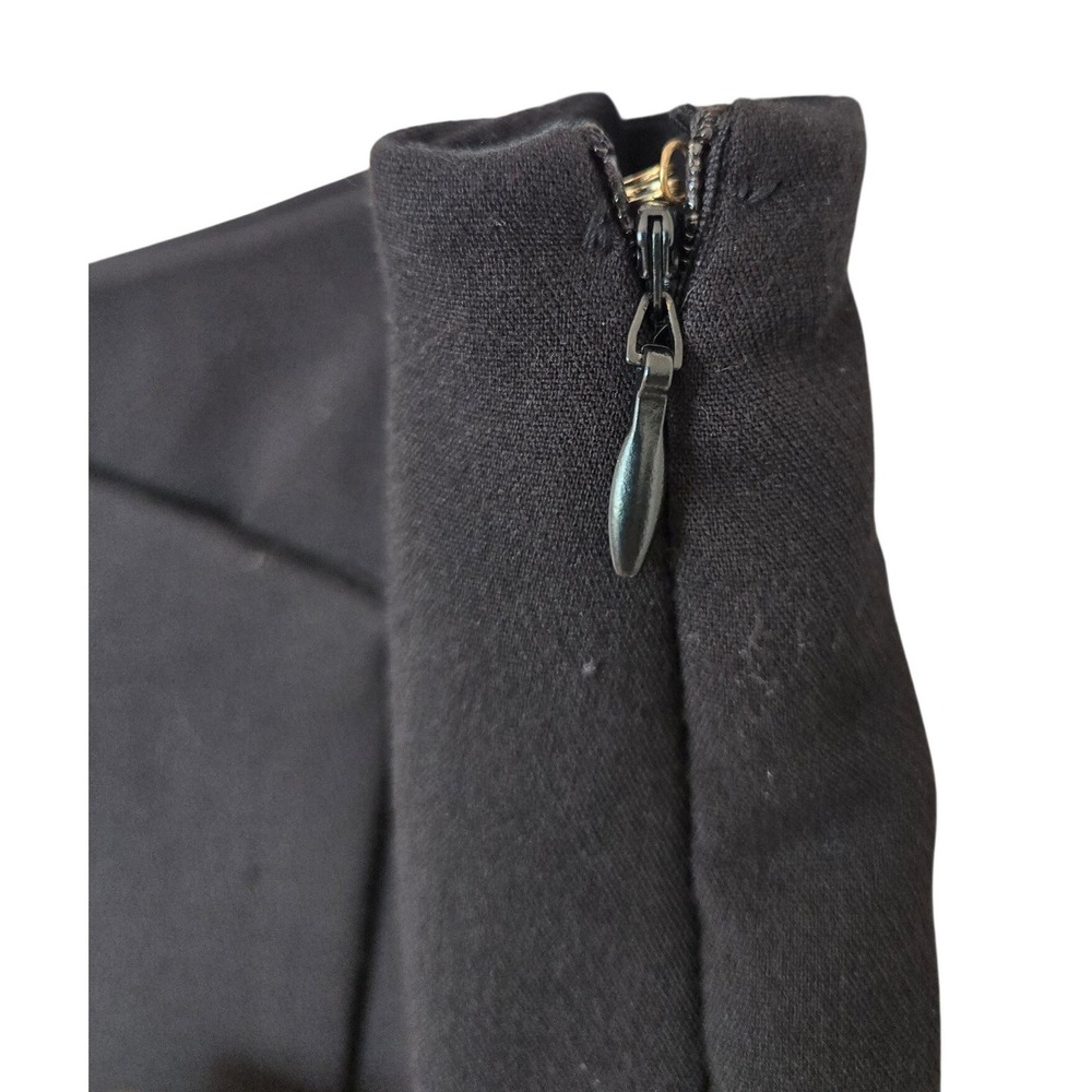 GUESS Black Stretch Mini Skort XL Y2K Tailored Office Siren Minimalist Clubwear - Picture 5 of 10